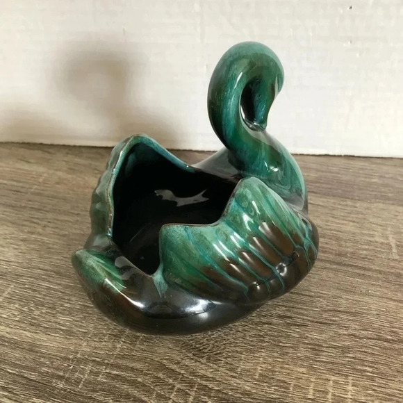 Vtg Blue Mountain Pottery Swan - Picture 2 of 10